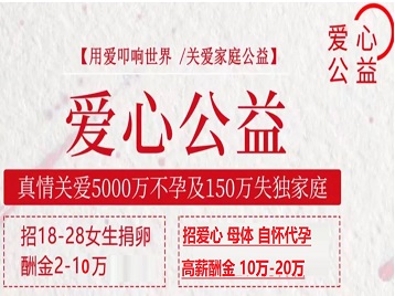 离石捐卵助孕生子 爱心志愿者招募